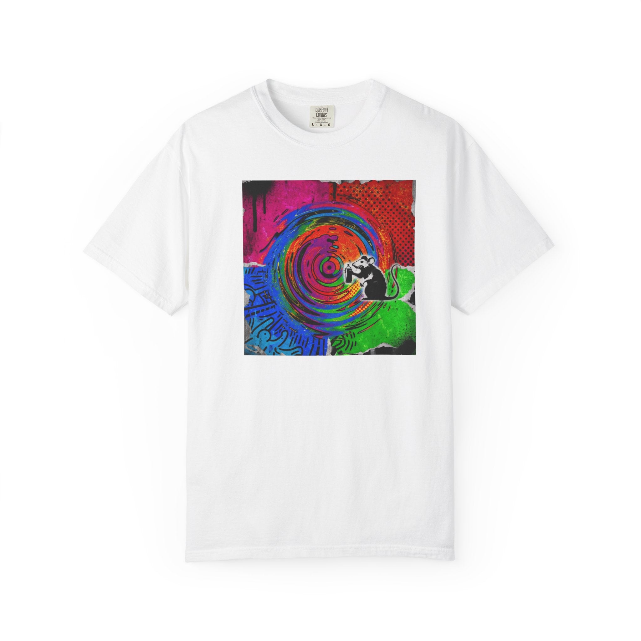 Unisex Psychedelic Swirl Skateboard T-Shirt