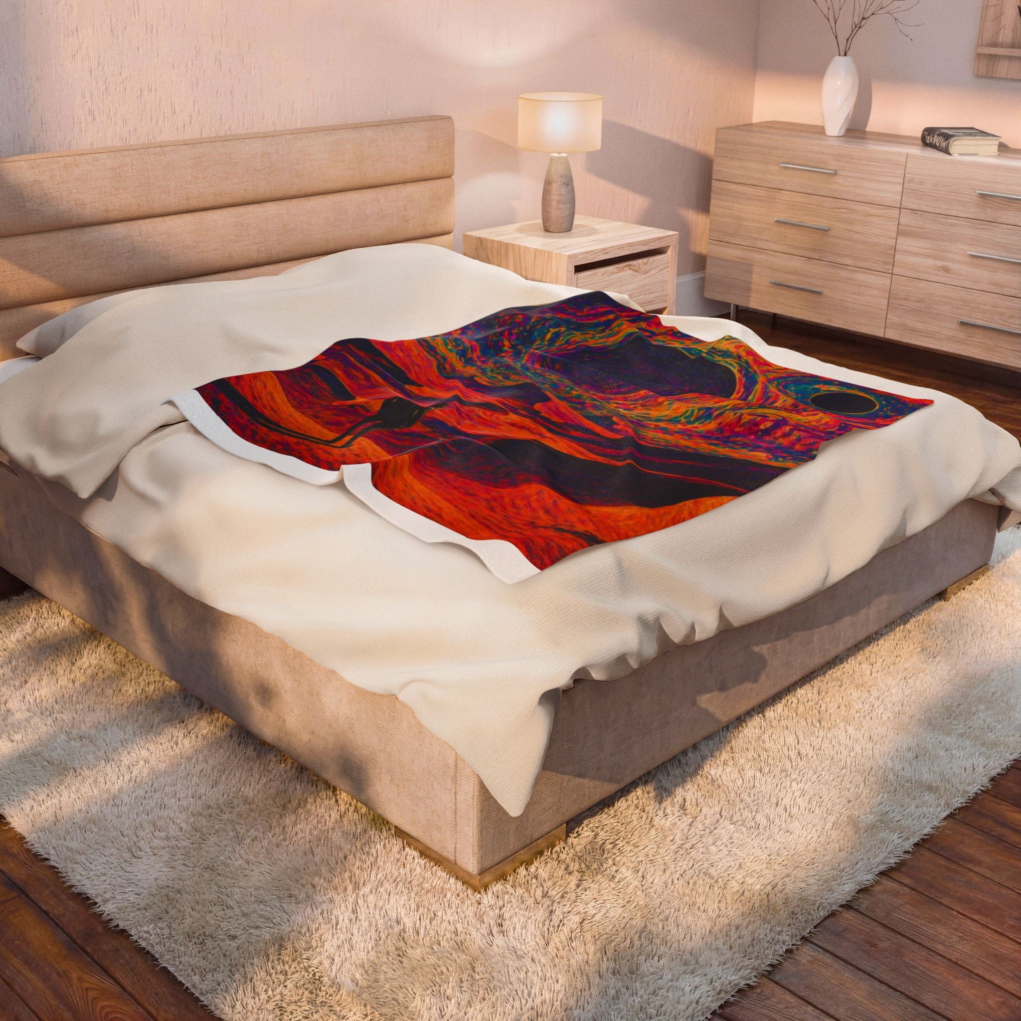 velvet plush surrealism blanket
