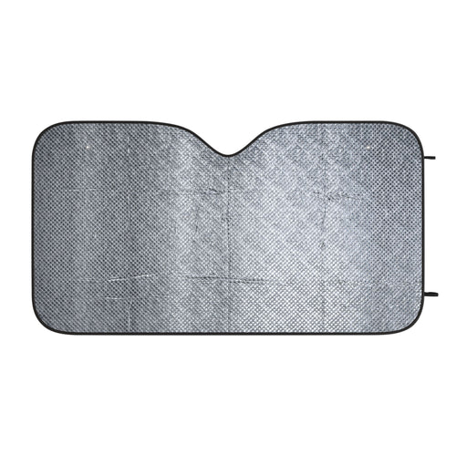 Abstract Blue Crystal Car Sun Shade — Geometric Windshield Sunshade