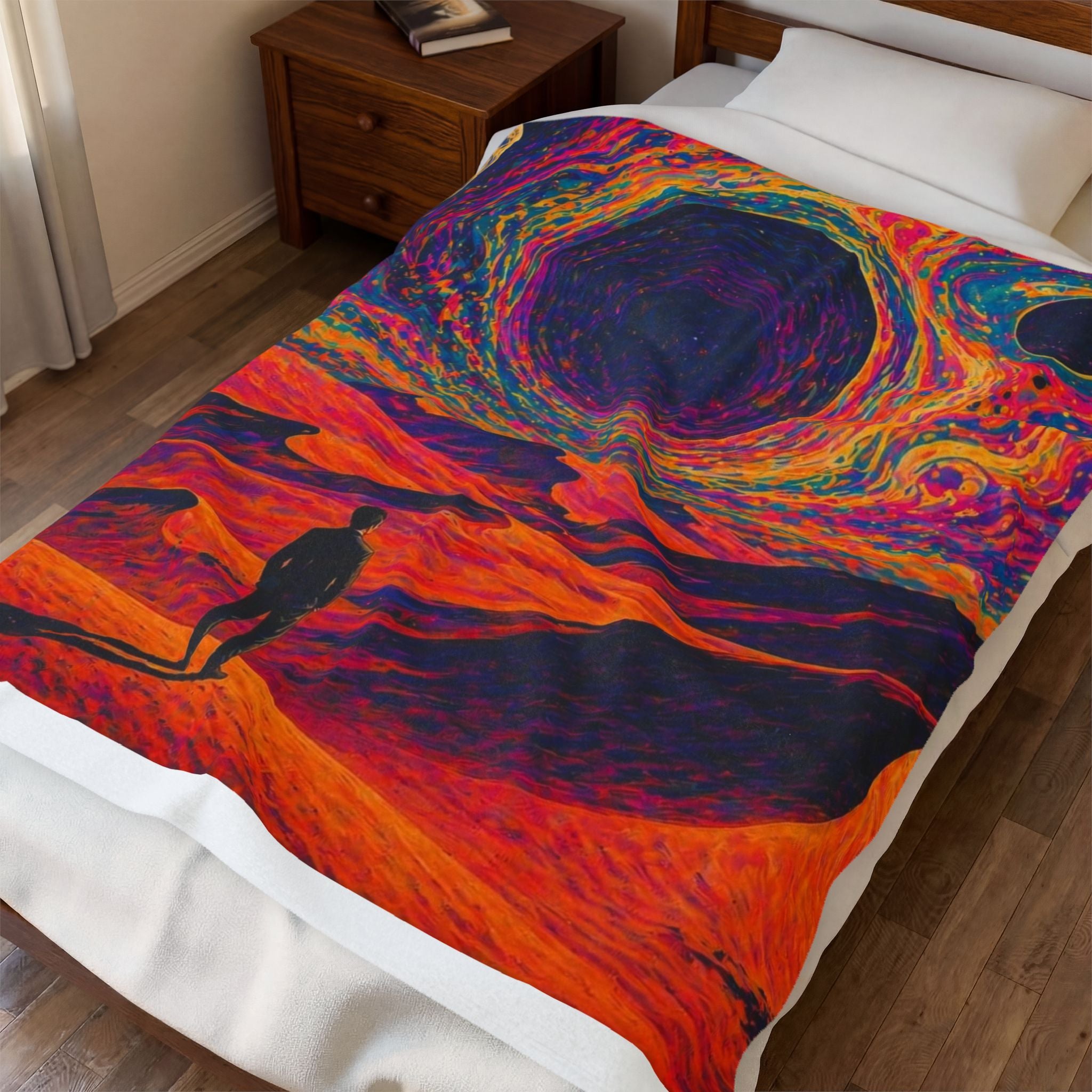velvet plush surrealism blanket