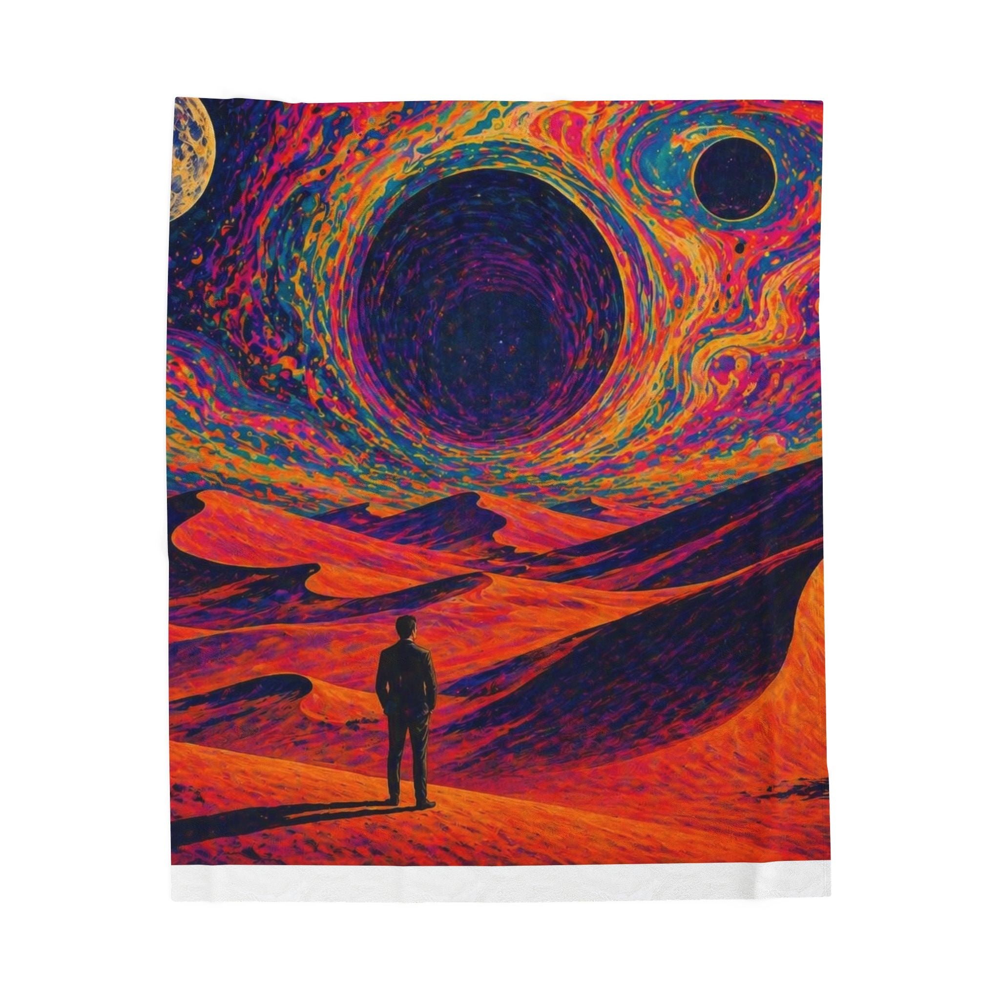 velvet plush surrealism blanket