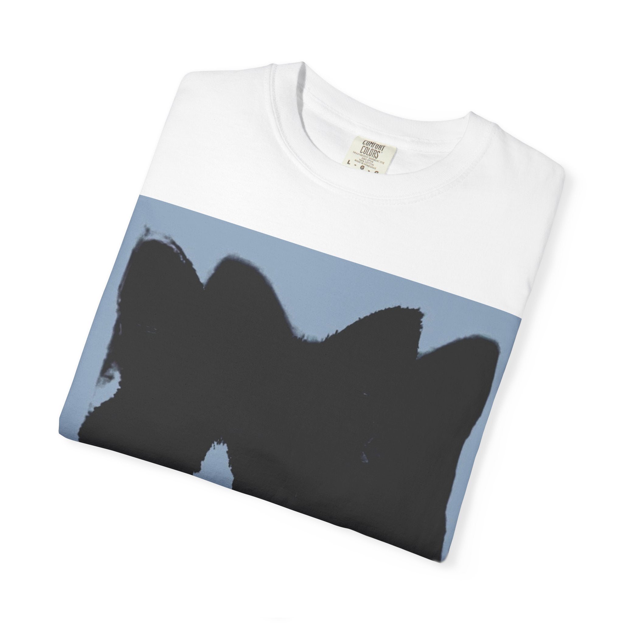 Unisex Garment-Dyed Cat GraphicT-shirt