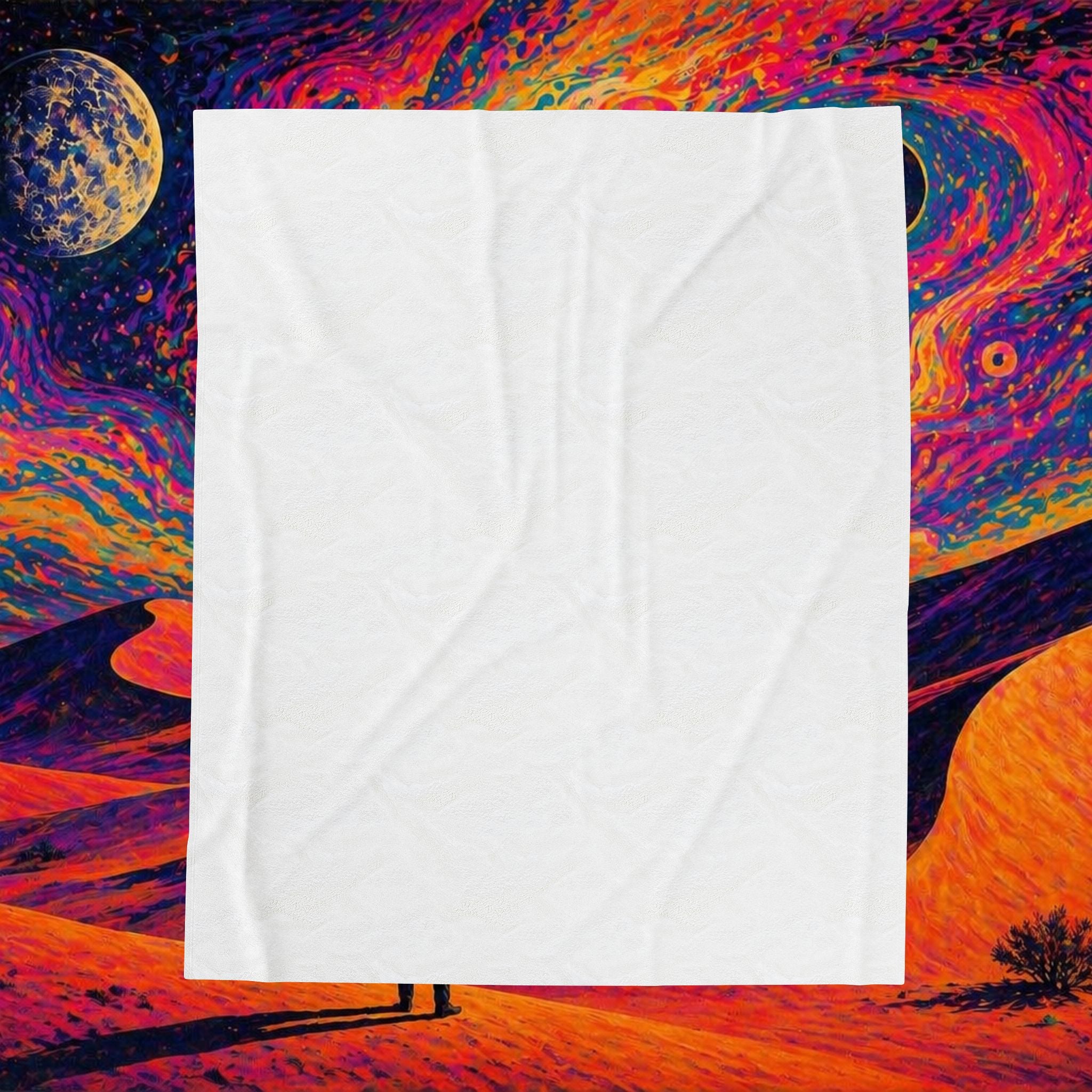 velvet plush surrealism blanket