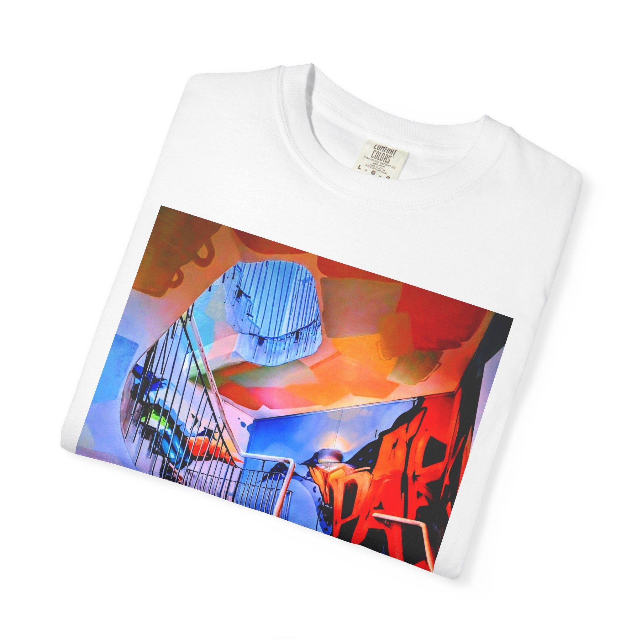 Hotel Art Unisex Stairs Graphic T-shirt